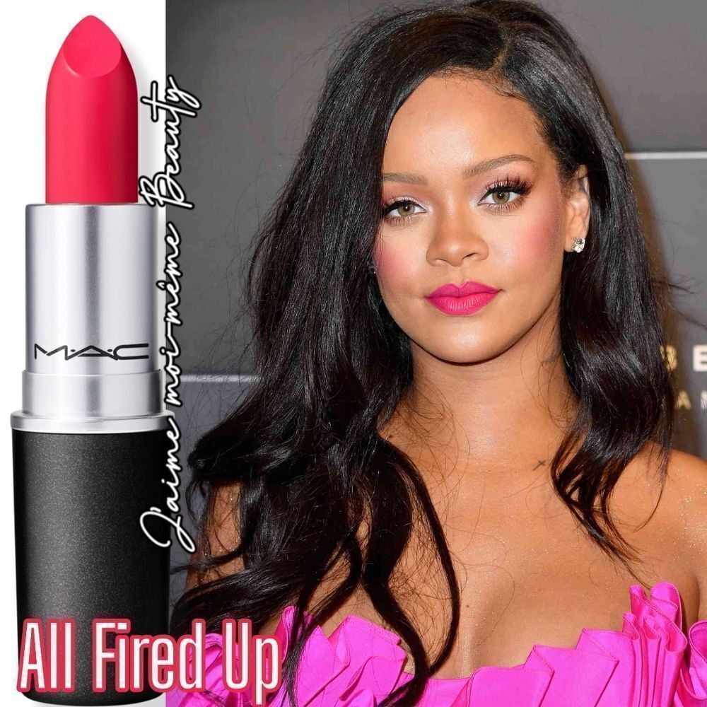MAC Retro Matte Lipstick in All Fired Up (Bright Fuscia)